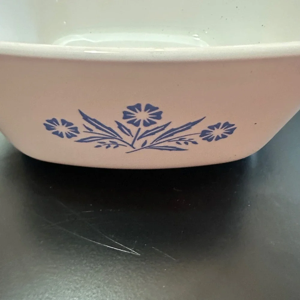 Vintage CorningWare P-43-B Cornflower 2 3/4 Cup Casserole 1969-1972 No Lid USA